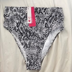 Brand new Xhilaration snake skin swimsuit bottom